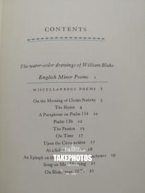 John Milton Works《弥尔顿文集》包括 English Minor Poems 《诗集》Paradise lost 《失乐园》 Samson Agonistes 《力士参孙》Areopagitica《论出版自由》 Franklin Library 25 周年限量版 西方世界伟大名著系列丛书之一 William Blake 经典配图版