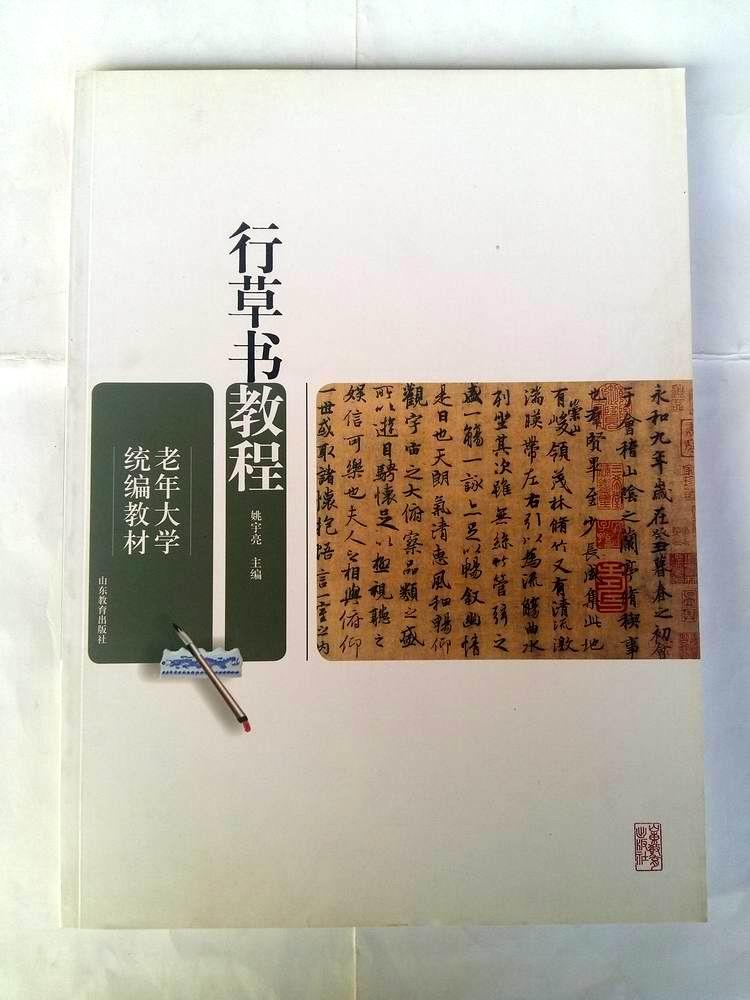 行书草书教程 临摹创作技法 行草书学习方法 老年大学统编教材 姚宇亮著编