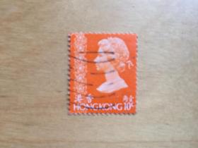 香港邮票 1973年英女皇依利莎伯二世通用票第三辑 壹角  （信销票）