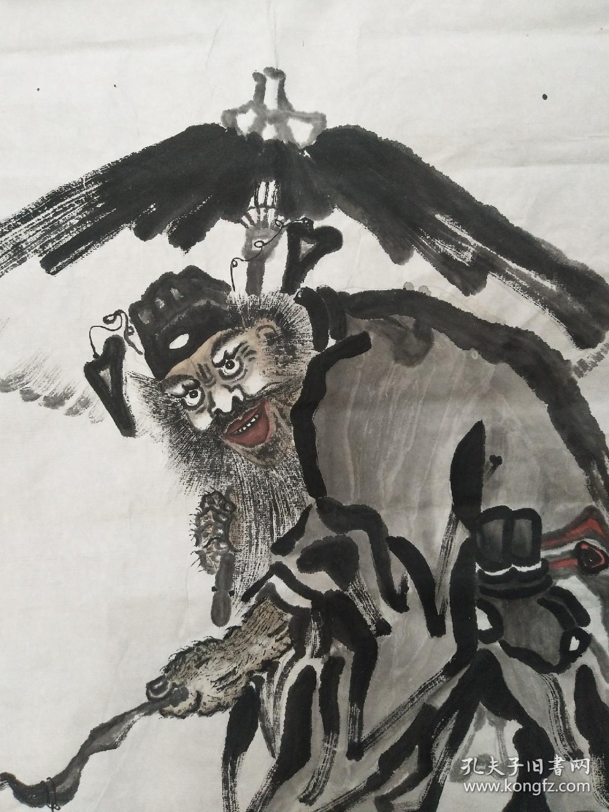 无款――钟馗醉酒图