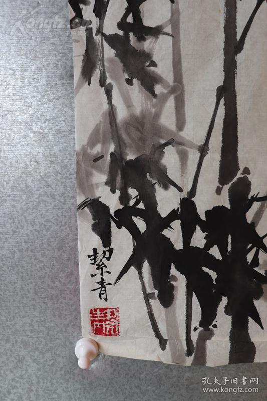 中国画研究会顾问,北京中国花鸟画研究会顾问等,胡絜青国画作品一幅