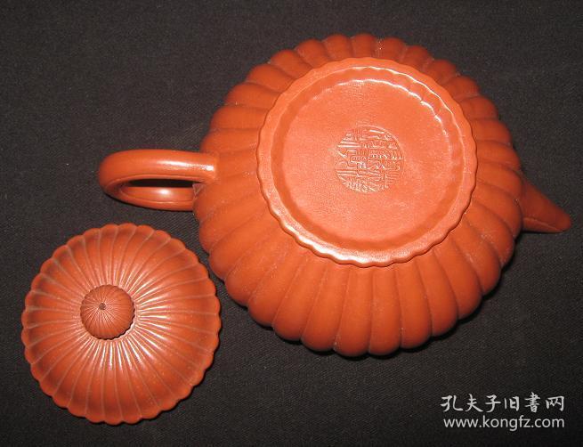 国家级工艺师顾秀娟朱泥筋囊水平紫砂壶