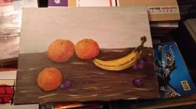 油画水果（木架框）