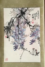 青岛名家，赵毅先生绘画，赠潍坊张玉峰。