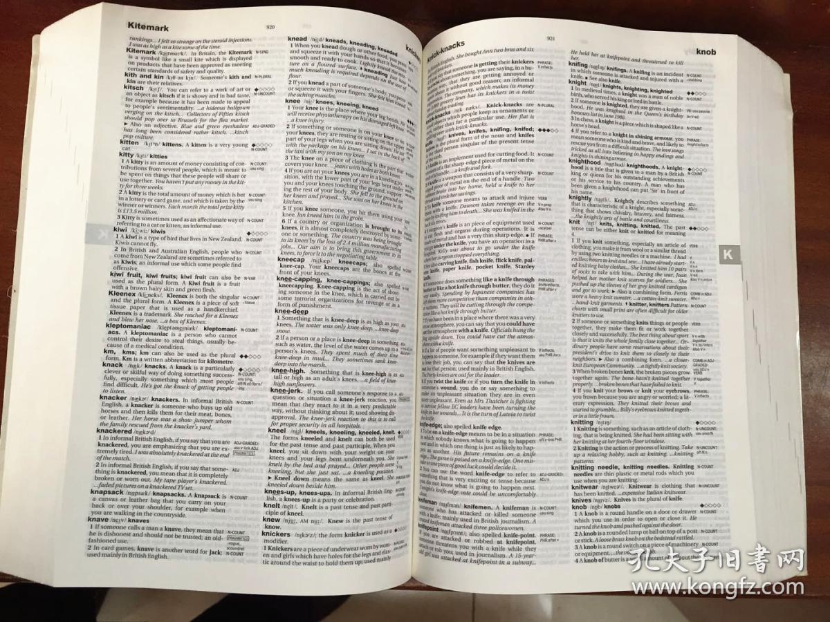 英国原装辞典 柯林斯cobuild 英语词典 第二版 collins cobuild