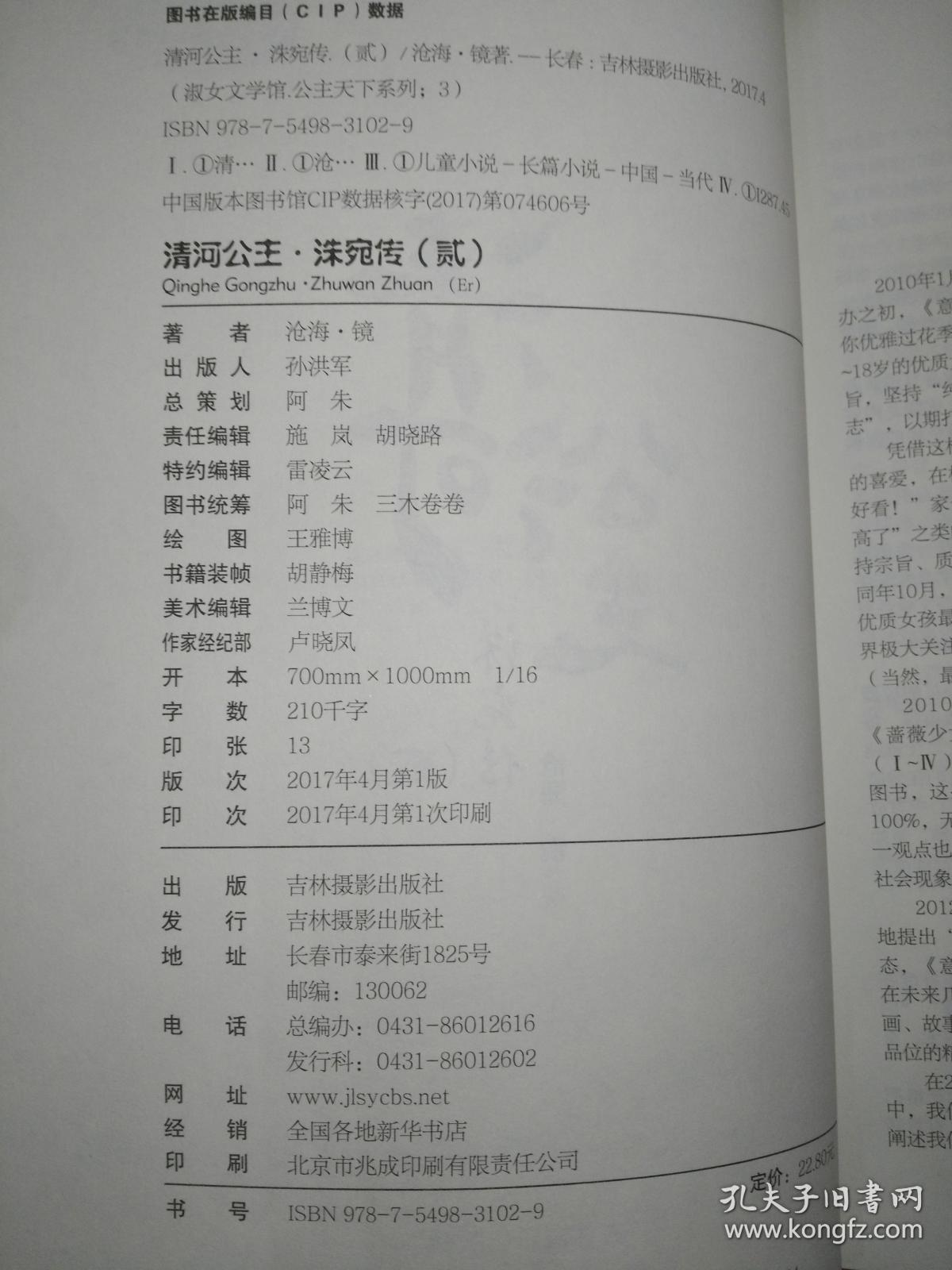 小小姐公主天下系列:清河公主·洙宛传1,2两册(升级版)