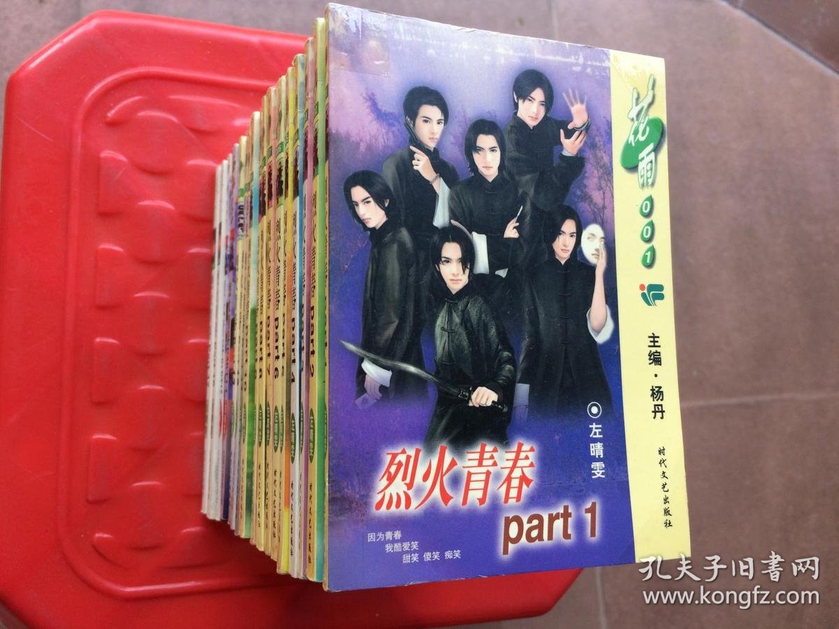 烈火青春 part 1-17(烈火青春全集),左晴雯经典小言情小说全17册,旧书