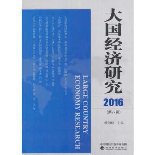 大国经济研究2016 （第八辑）