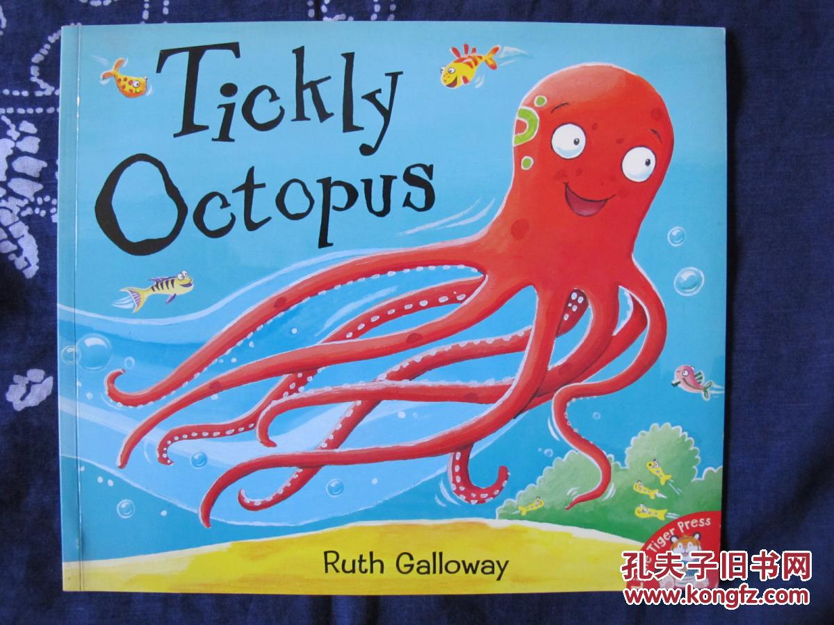 英文少儿绘本 tickly octopus 挠痒痒的章鱼