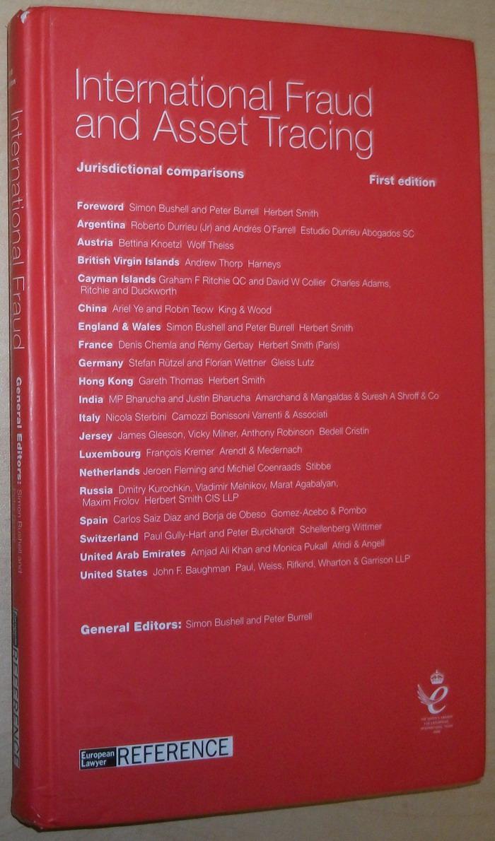 英文原版书 International Fraud and Asset Tracing: Jurisdictional Comparisons 国际欺诈和资产追踪：司法管辖权比较