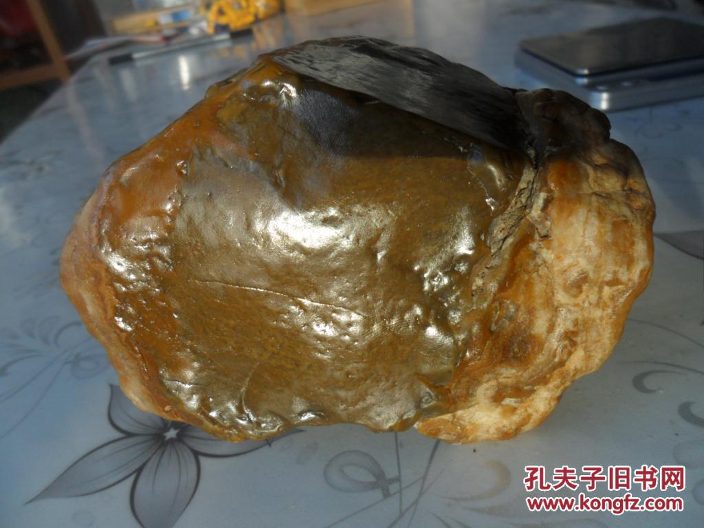 天然玉石原石彩蜡石-树化玉石通透 拍品编号:29685241