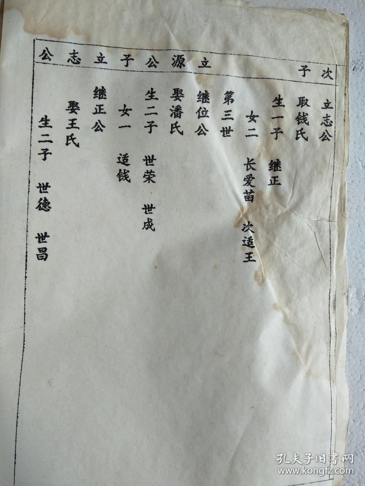 提供资料信息服务高氏宗谱渤海堂古盐高家庄柯公支五本九卷16开900页