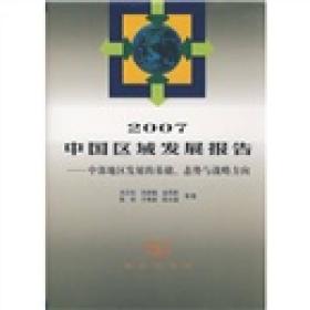 2007中国区域发展报告：中部地区发展的基础、态势与战略方向