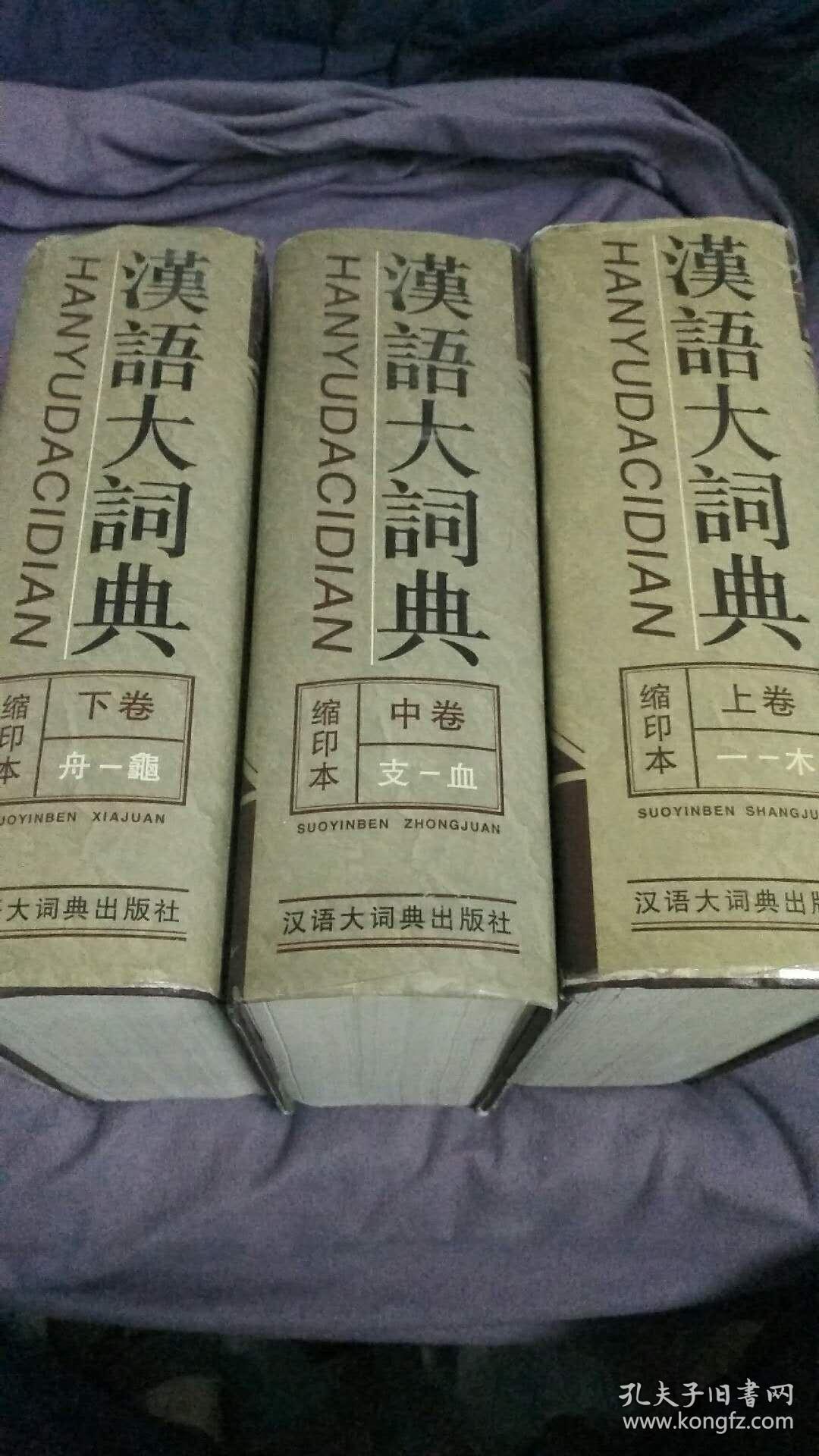 汉语大辞典?缩印本(全三册)