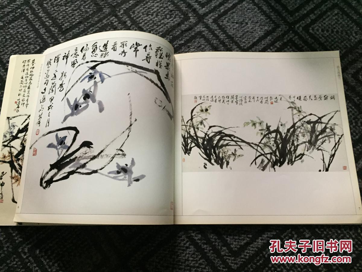 (当代中国画名家丛谱)汤文选画兰