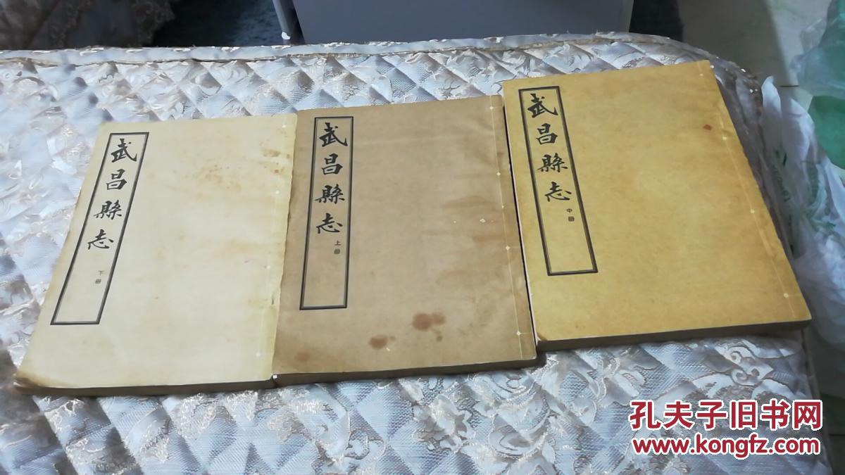 武昌县志(上中下)