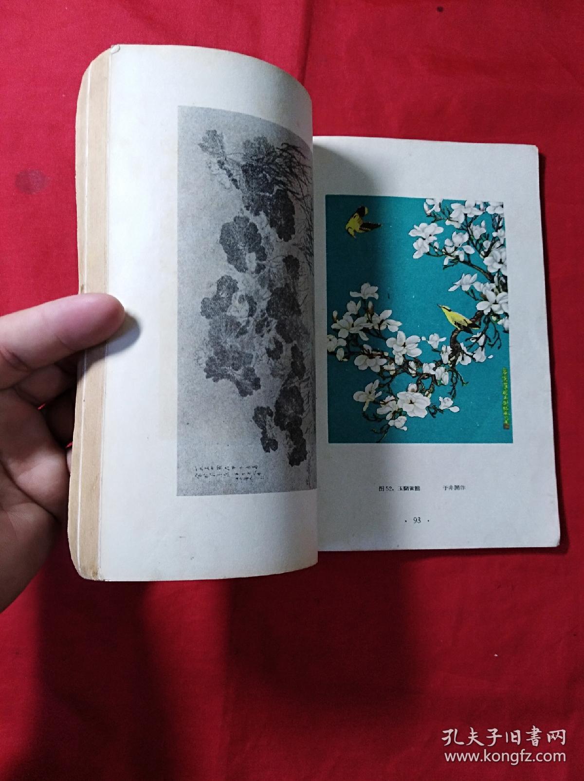 花鸟画技法(1960年5印,插图本)_黄若舟著_孔夫子旧书网