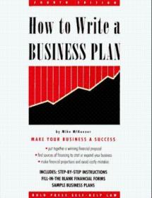 How To Write A Business Plan （4th Ed）