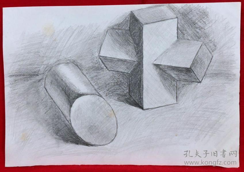 素描画,8开,49