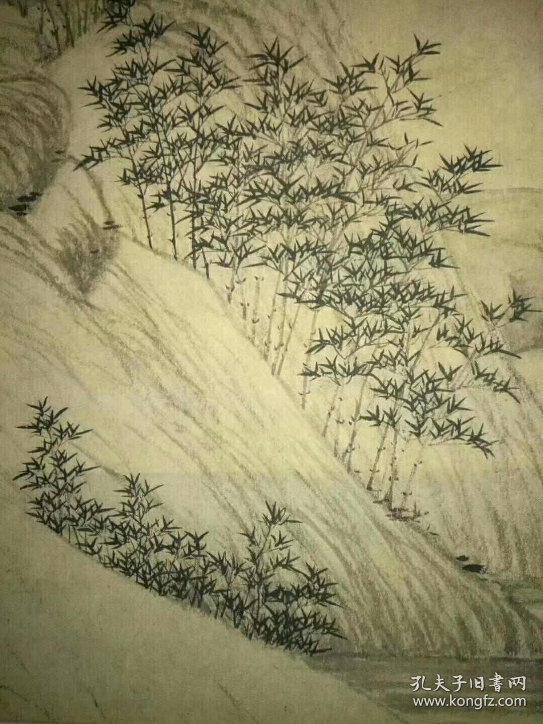 明宋克宋仲温万竹图卷弗利尔美术馆藏纸本大小2975354厘米宣纸原色微