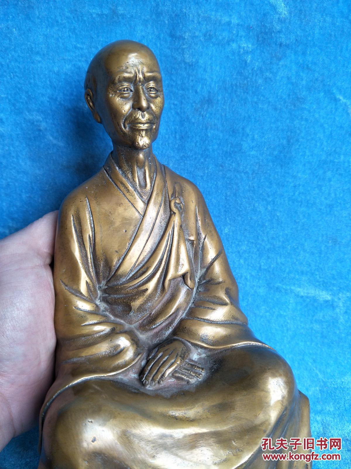 老铜僧人像一尊 拍品编号:29204364