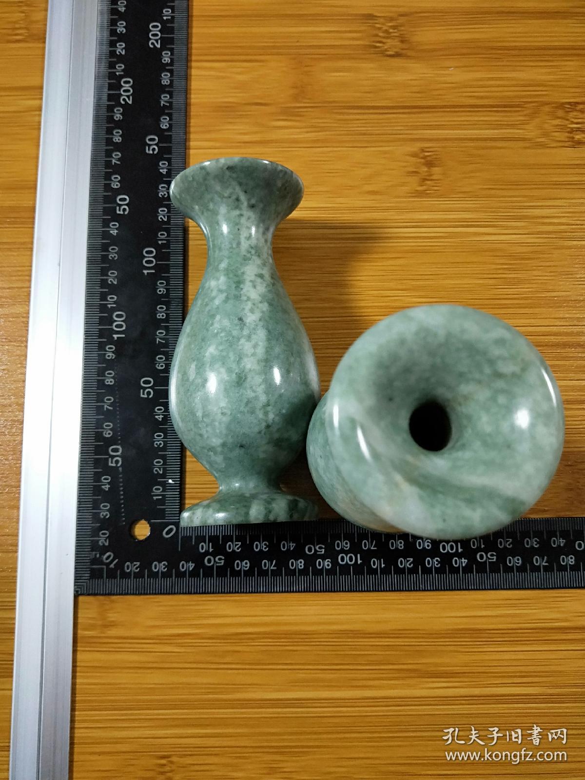 【保真】天然鲁山玉玉瓶,玉器摆件,佛龛净水瓶.尺寸看图