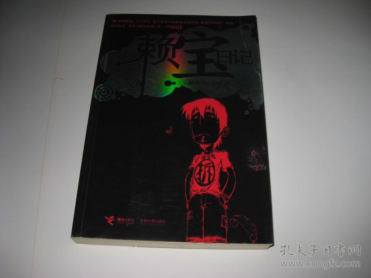 赖宝日记t34--大32开9品,07年1版1印