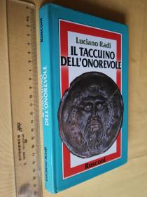 意大利语               荣誉笔记本   il taccuino dell'onorevole.Luciano Radi