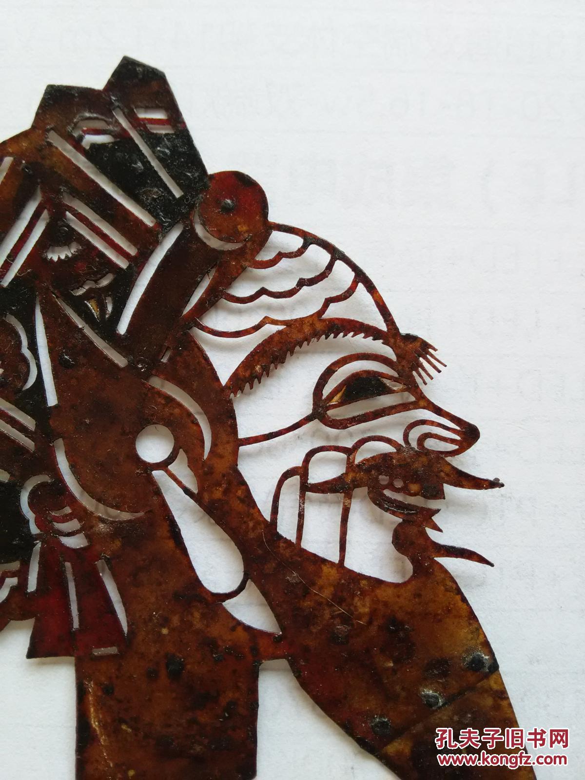 民国时期唐山地区老皮影头茬 - 土地爷