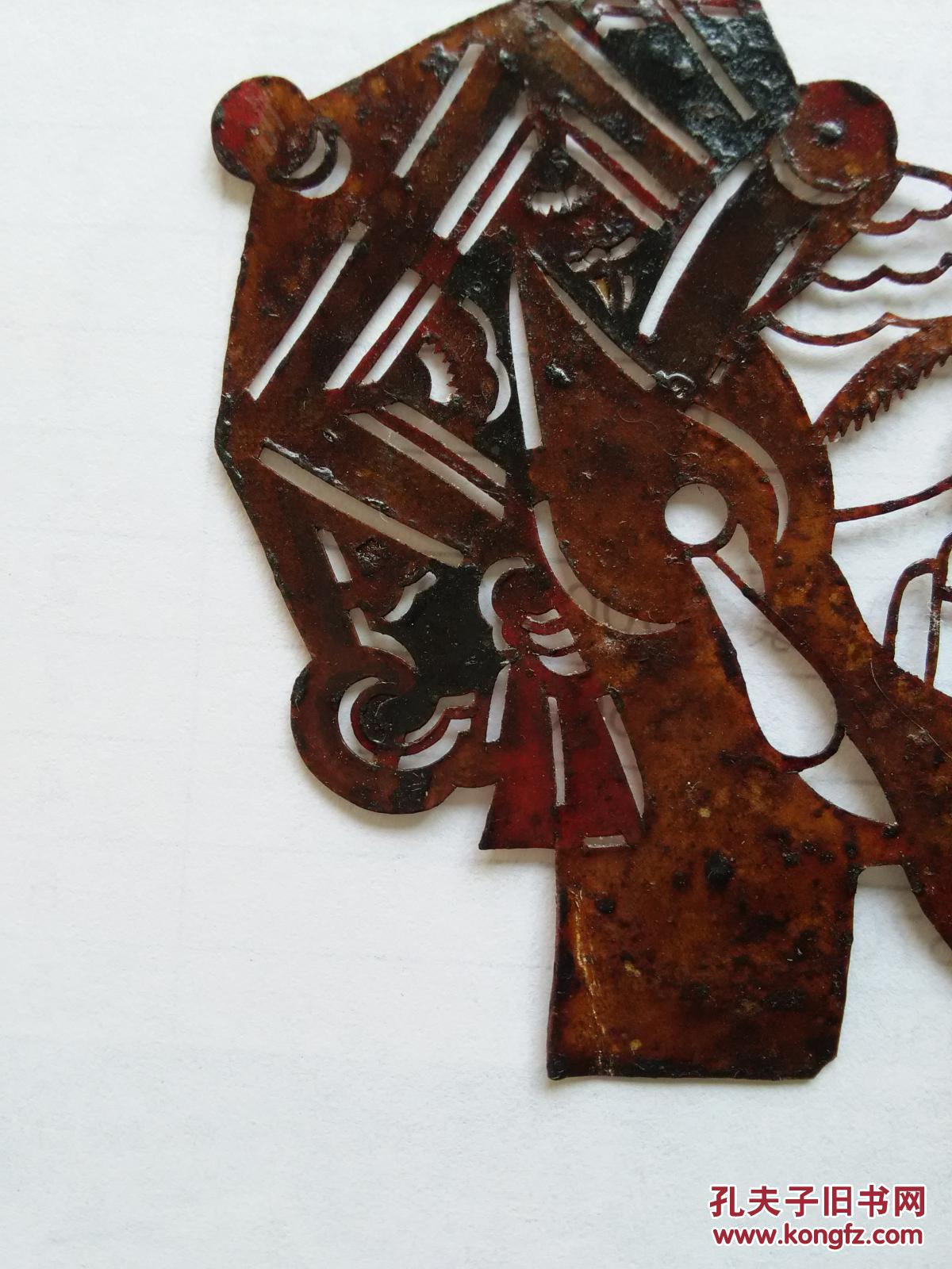 民国时期唐山地区老皮影头茬 - 土地爷