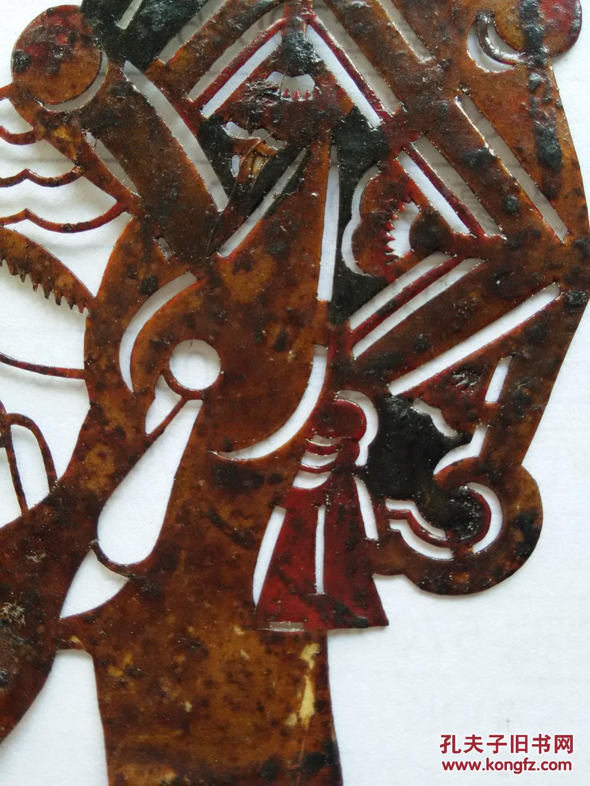 民国时期唐山地区老皮影头茬 - 土地爷