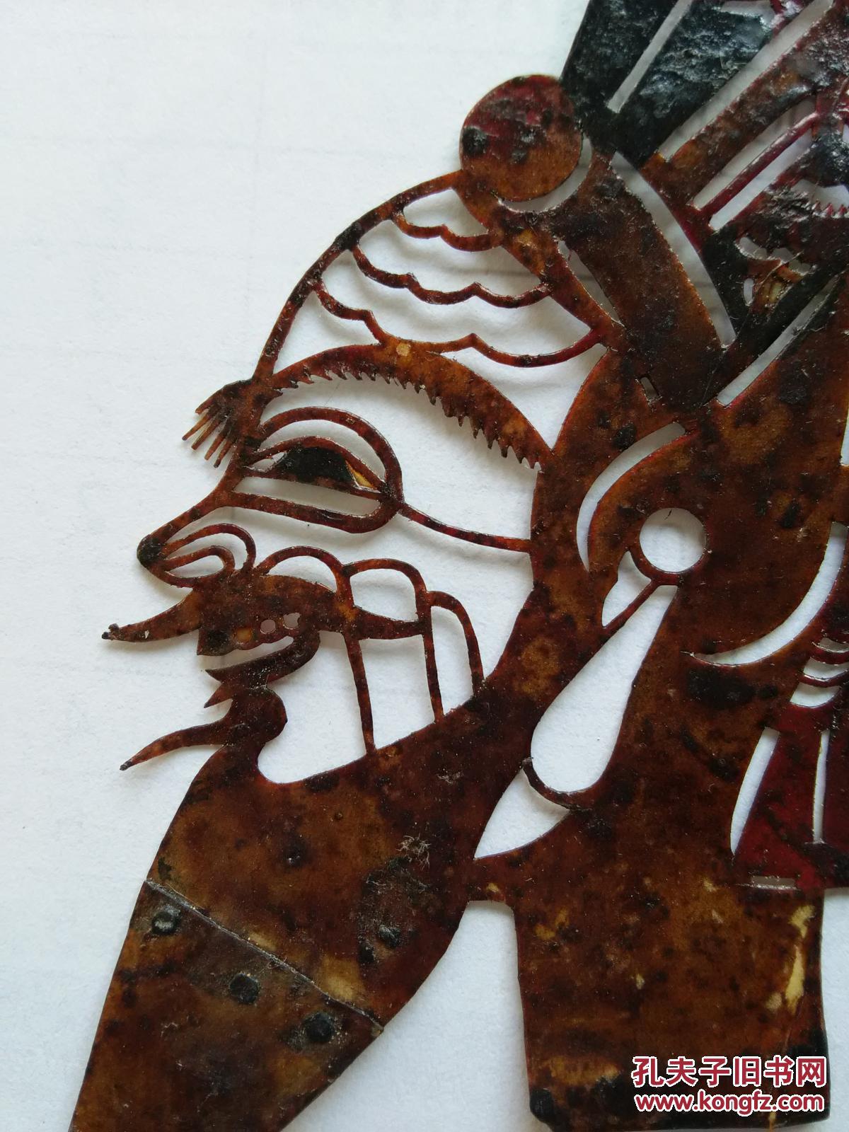 民国时期唐山地区老皮影头茬 - 土地爷