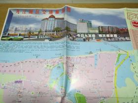 九江城区交通旅游图 2002年第一版