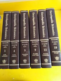 the New Encyclopaedia Britannica 大英百科全书1 4 8 9 13 19六本合售