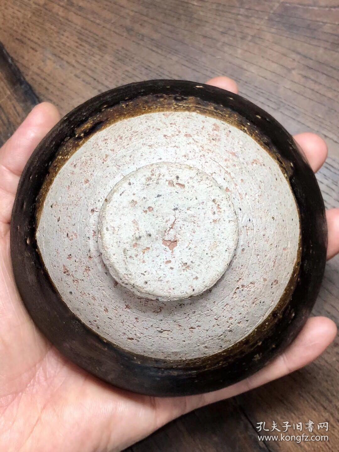 广元窑黑釉茶盏