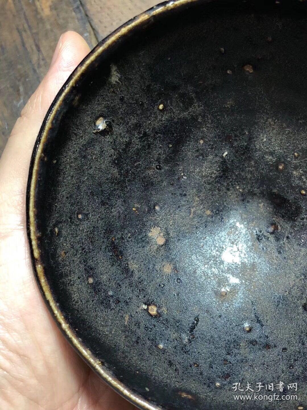 广元窑黑釉茶盏