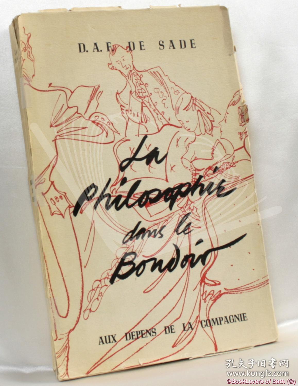 稀缺限量, 法国情色作家萨德 著作《闺房哲学 》插图,1950年出版