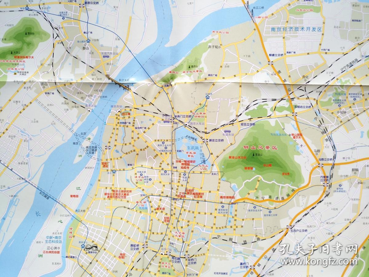 南京市城区图南京地图南京市地图南京交通图南京旅游图南京导游图