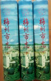 梅州市志 上中下三册全 广东人民出版社 1999版 正版