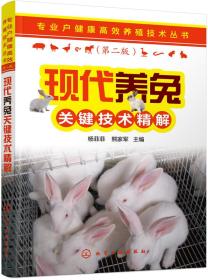 养兔技术书籍 专业户健康高效养殖技术丛书--现代养兔关键技术精解