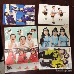 韩国儿童明信片(12张全附赠3张画片)