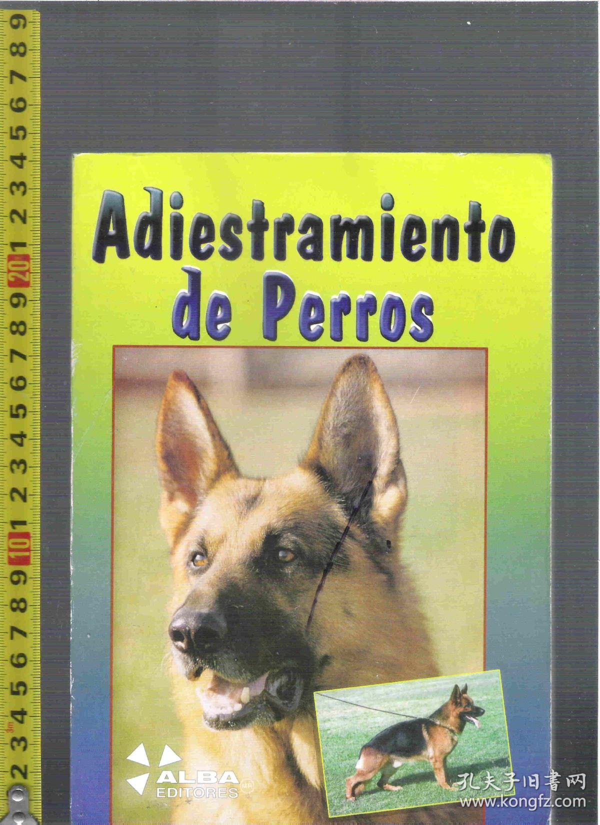 西班牙语原版书 adiestramiento de perro (=dog training) (16开本)
