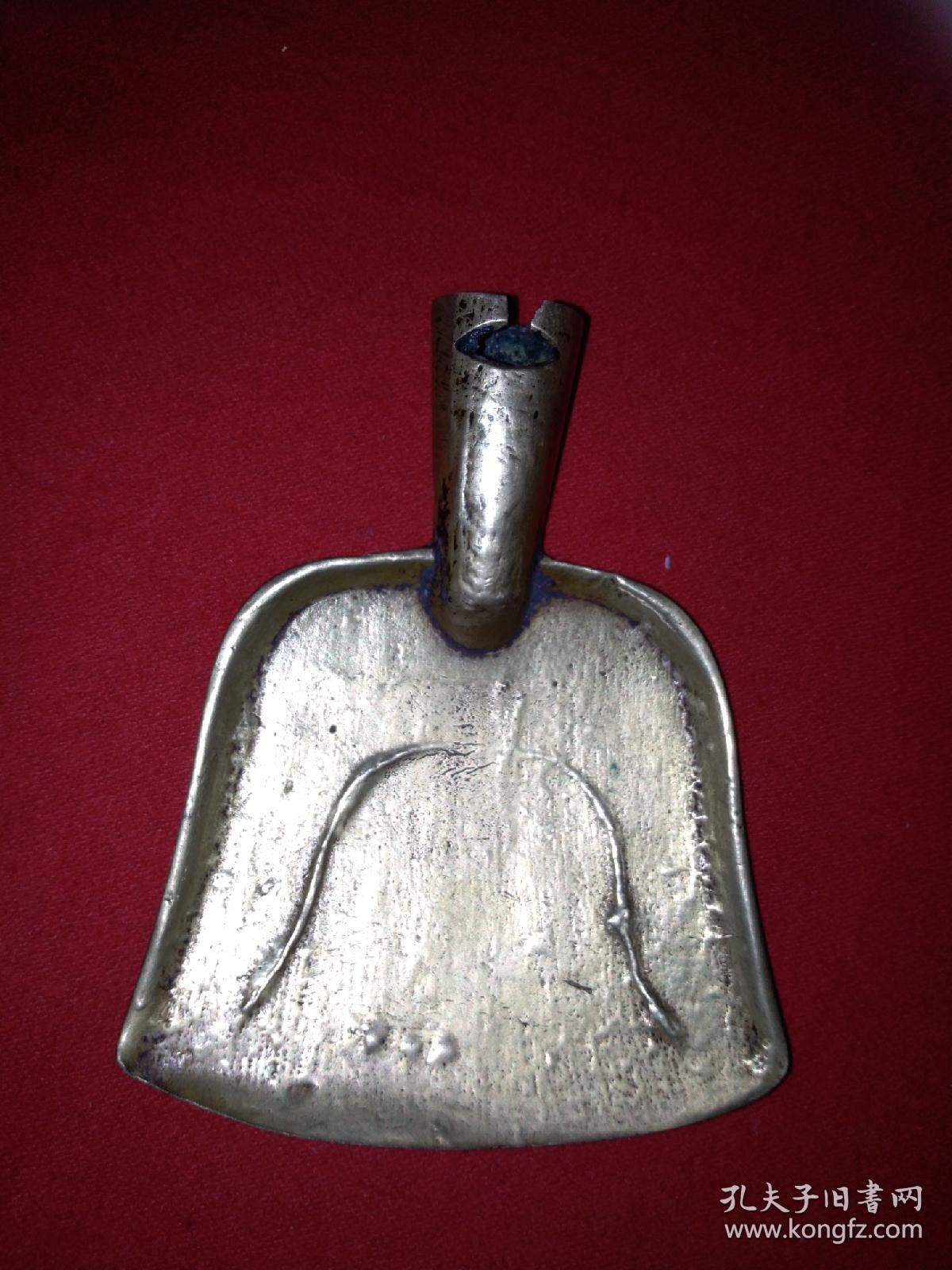 老纯铜 锅铲(壁厚)民间用(可能是民国后期或解放前后)早期产品