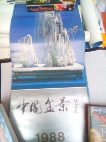 1988年挂历  中国盆景