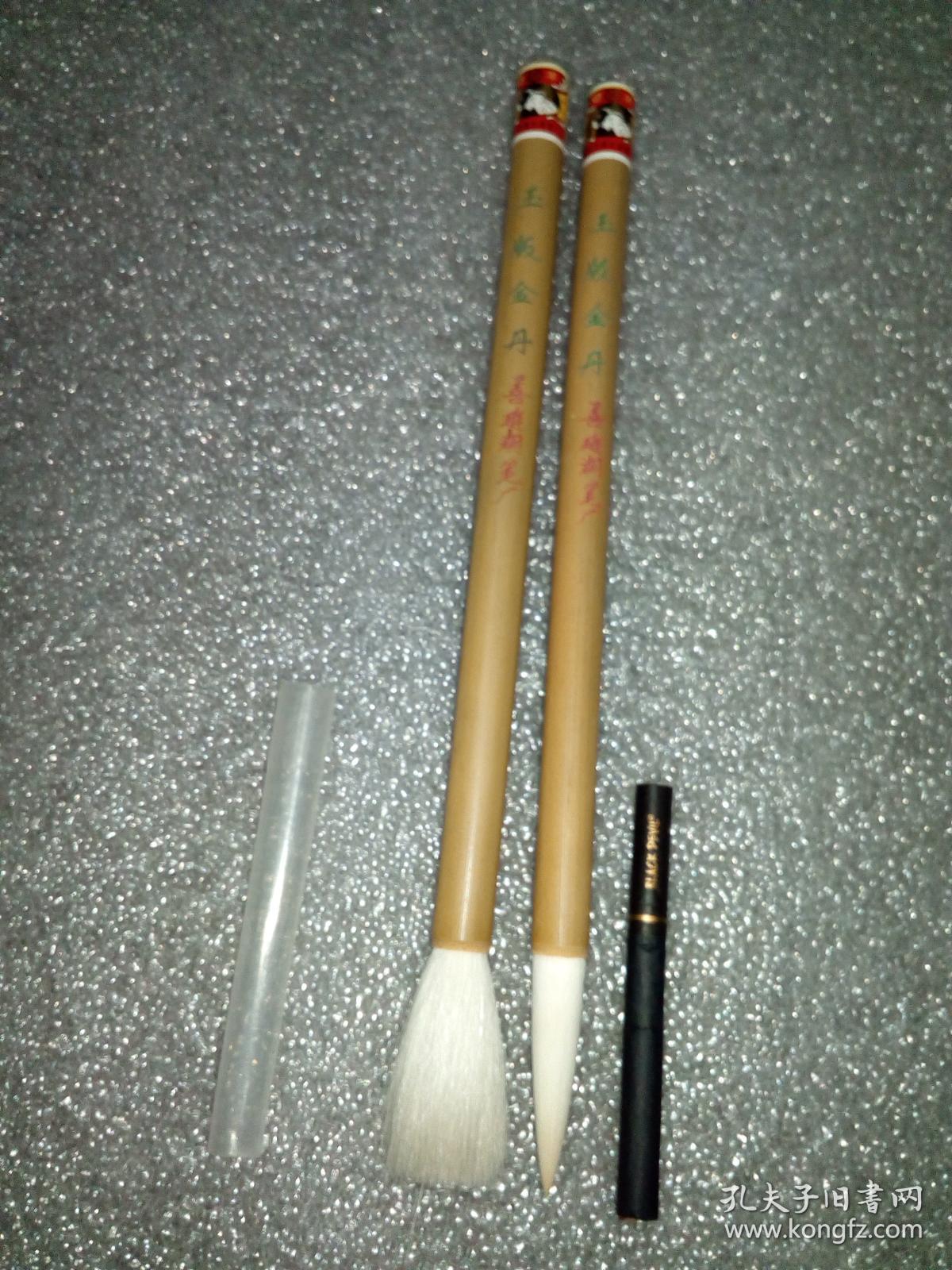 日本回流老毛笔善琏湖笔厂双羊牌优标玉版金丹高端纯羊毫细光锋价格