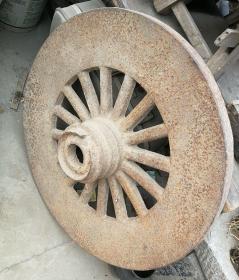 清代炮车铁轱辘(天下太平)