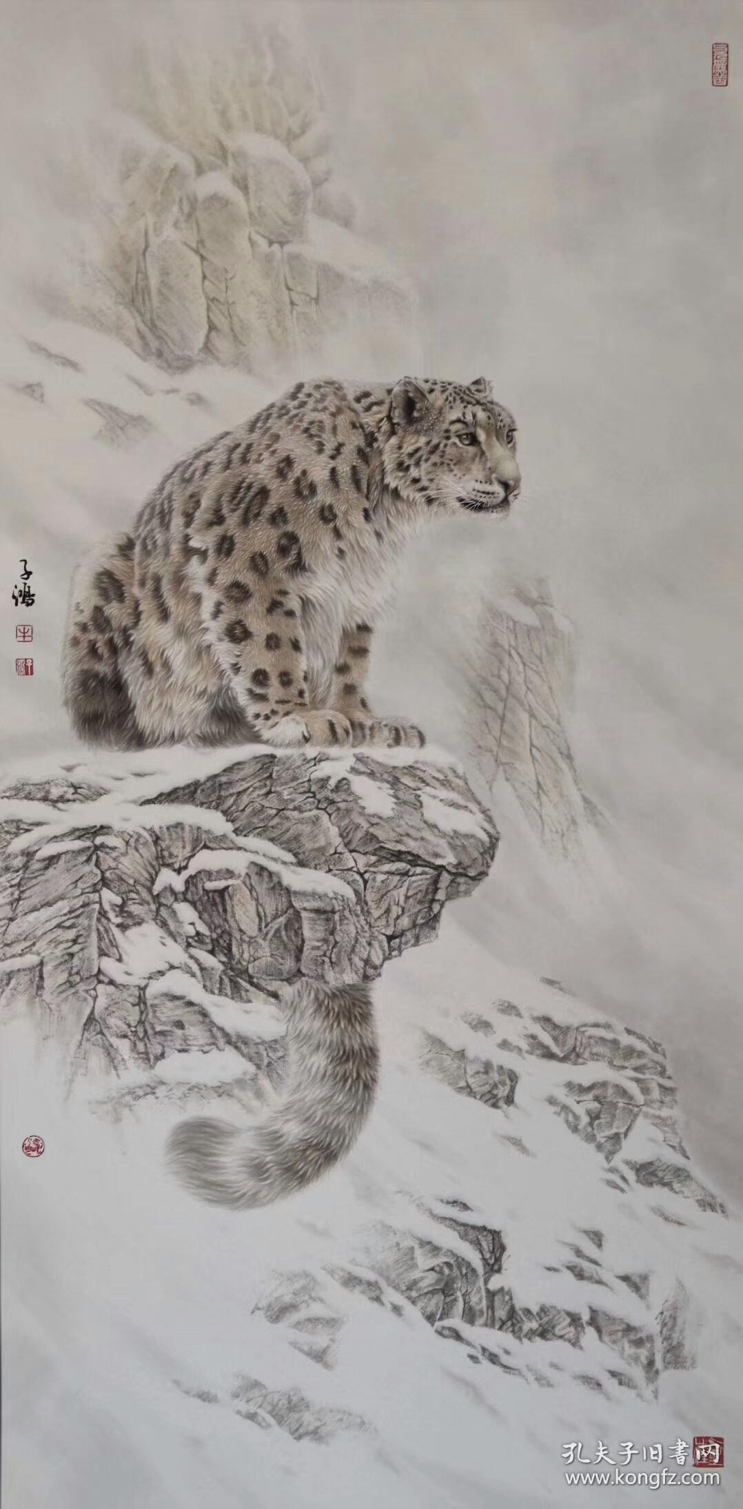 天来堂牛子鸿工笔画单幅价格