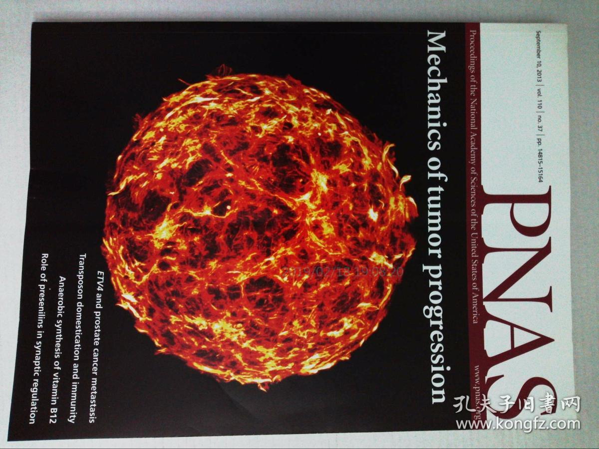 pnas20130910美国国家科学院院刊学术论文原版期刊外文杂志