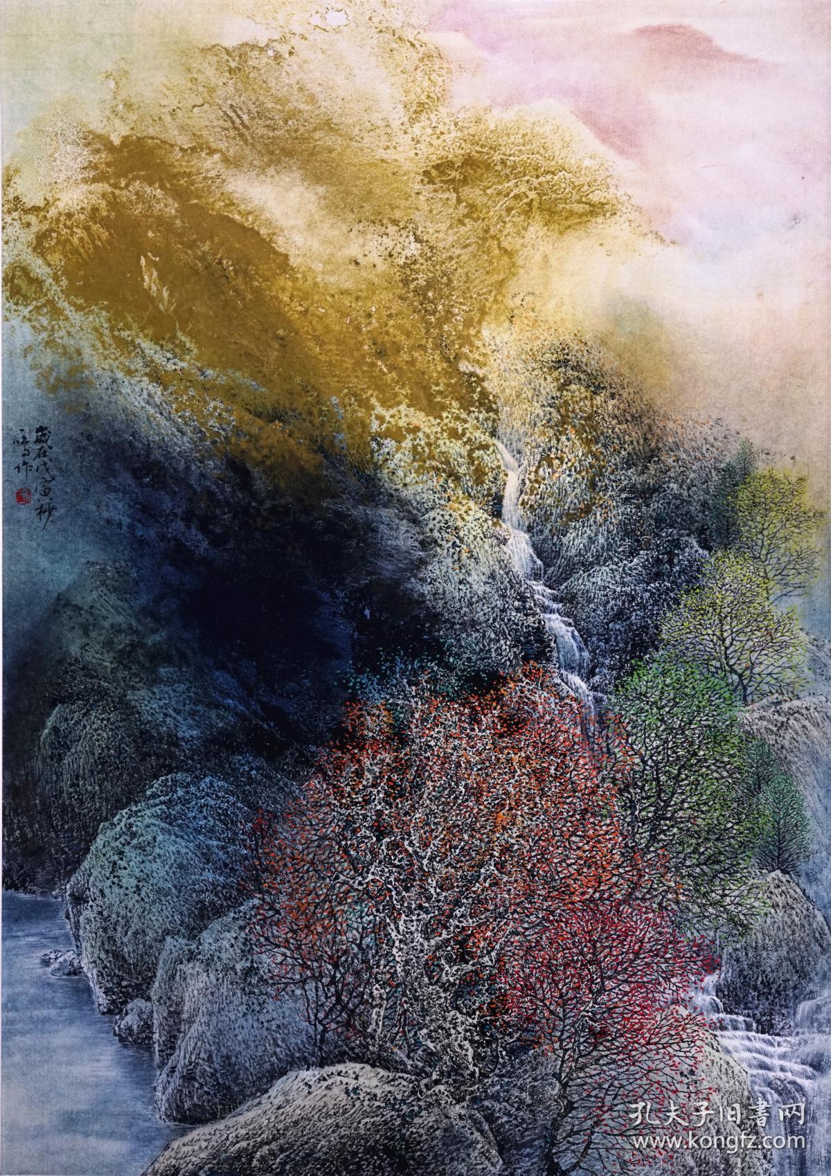 著名画家冯一鸣画作--fym-002