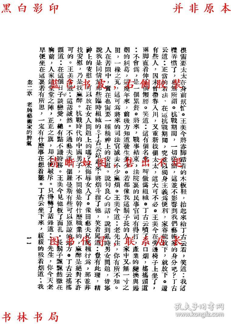 偶像-张恨水著-民国新民报社刊本(复印本)